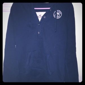 Blue hollister hoodie